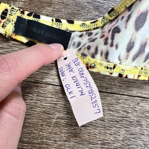 NWT Victorias Secret bandeau leopard print bikini top - Picture 4 of 5